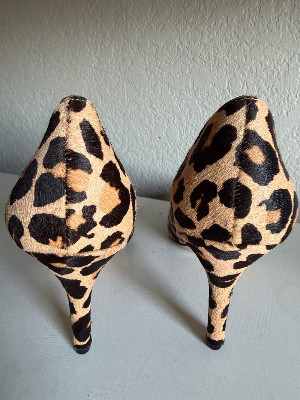 INC International Concepts Leopard Print Pointed Toe Pumps - Tan & Black - Picture 5 of 6
